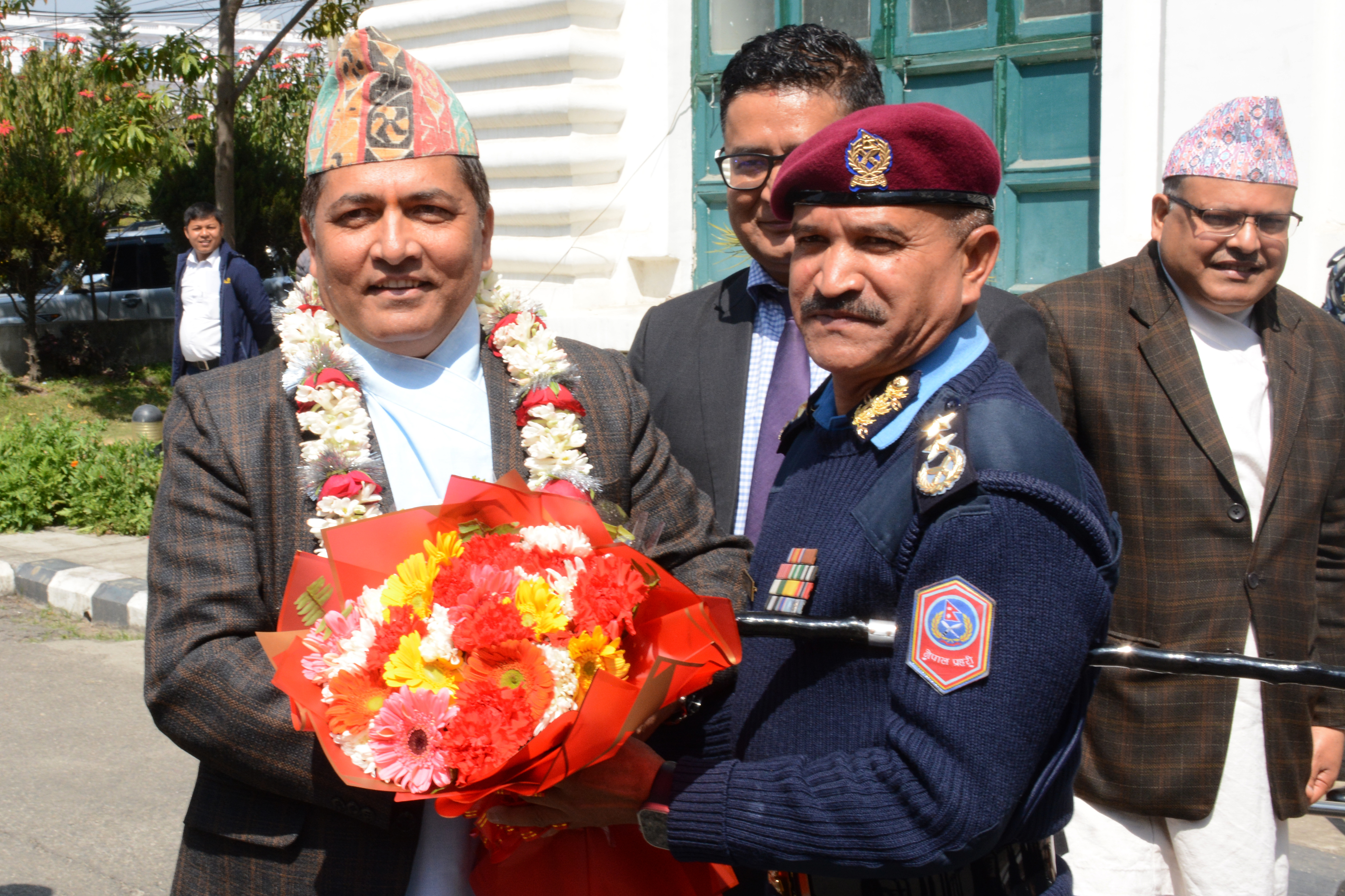 श्रीमान् गृह सचिव एकनारायण अर्यालज्यूको स्वागत कार्यक्रम, २०८० फागुन ३०